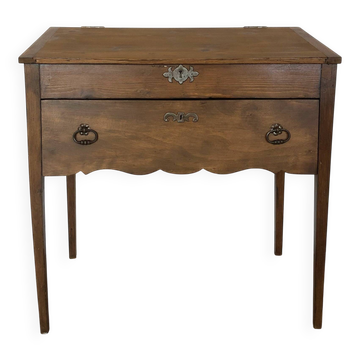 Ecritoire vintage en pin massif