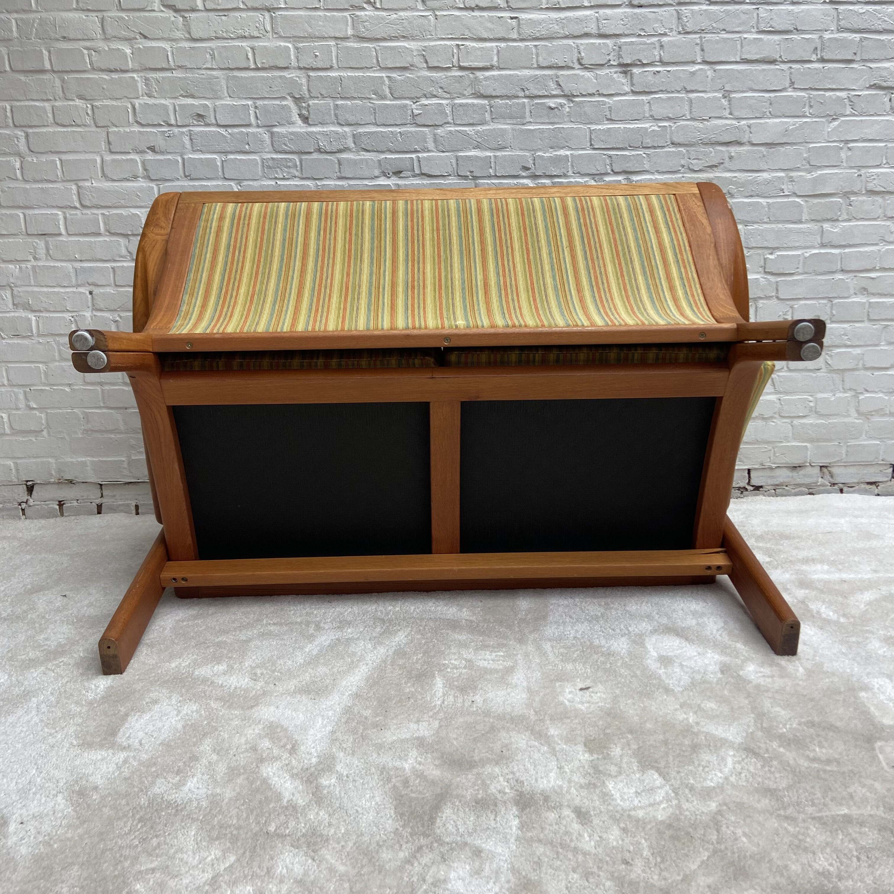 Danish teak 2 seater sofa