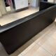Black leather sofa by Sede – Design by Andrée Putman – 1990s