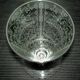 Baccarat lido 7 verres vin + carafe metal argente