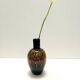 Multicolored Glazed Earthenware Vase by Roberto Rigon for Bertoncello, Ital