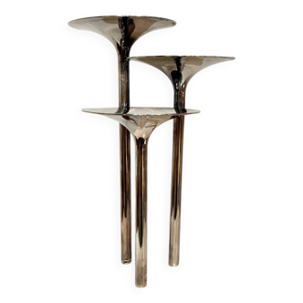 Lino Sabattini, “concerto di trombe” candle holder