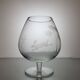 6 crystal cognac glasses