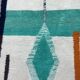 Traditional handmade Berber rug, size 140 x 260 cm