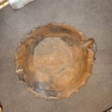 Ancien plat modelé d'art populaire Ideqqi Grande Kabylie