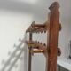 20th century solid fir hotel coat rack