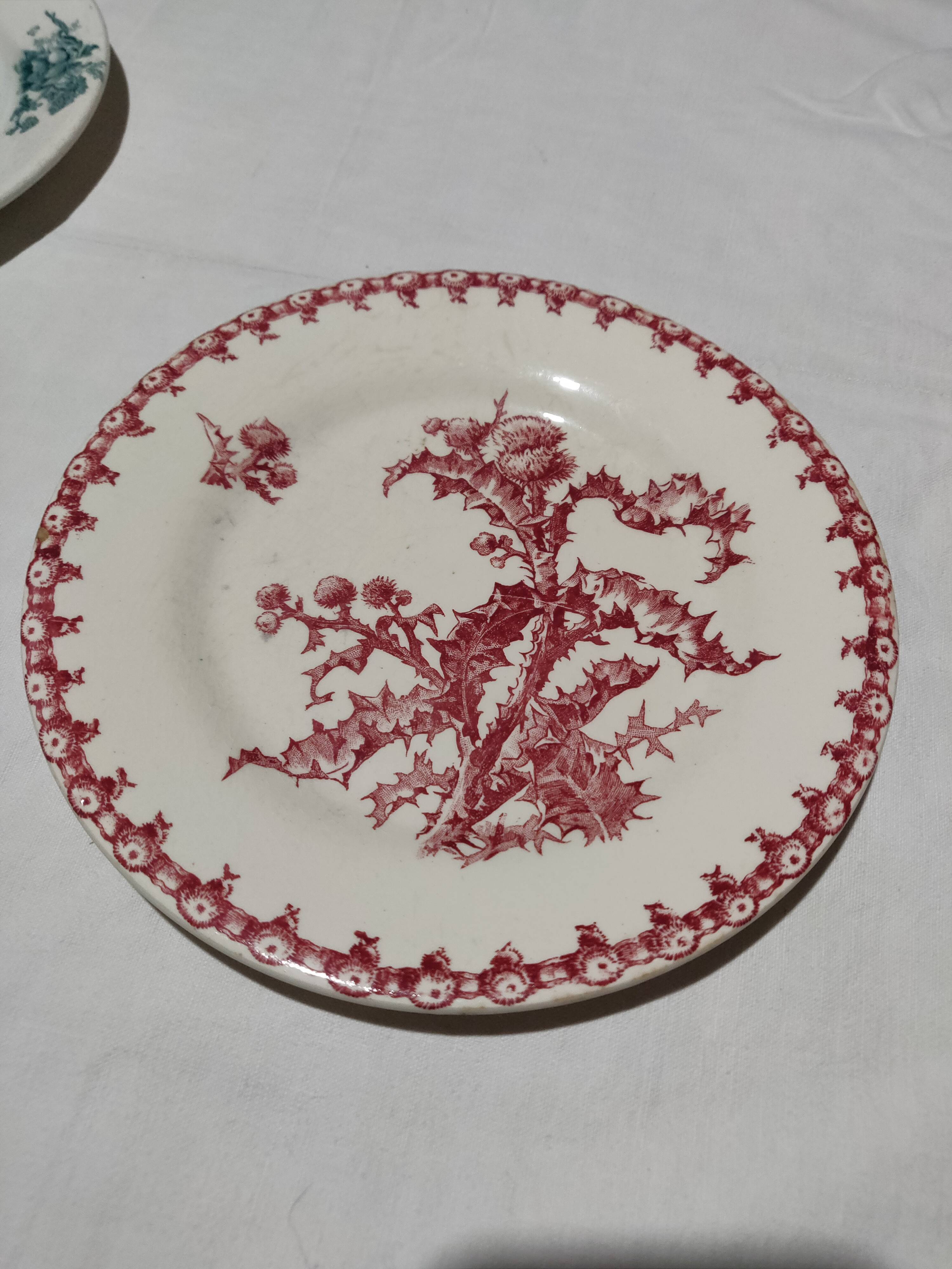 Assiettes à dessert en Terre de Fer