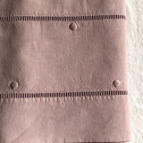 Old linen sheet and purple dyed cotton