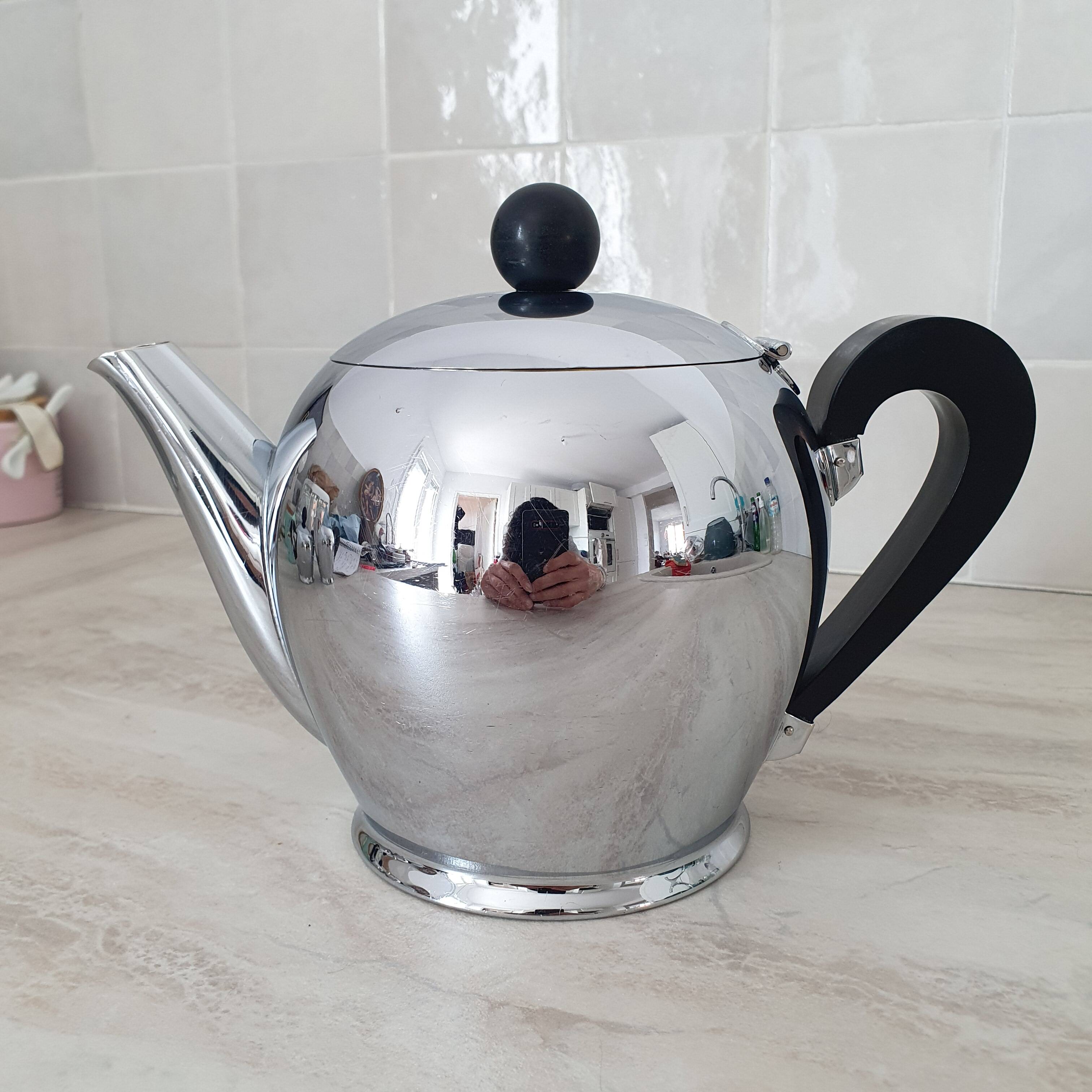Service à café - thé collection bombé en inox 18/10, Alfra Alessi