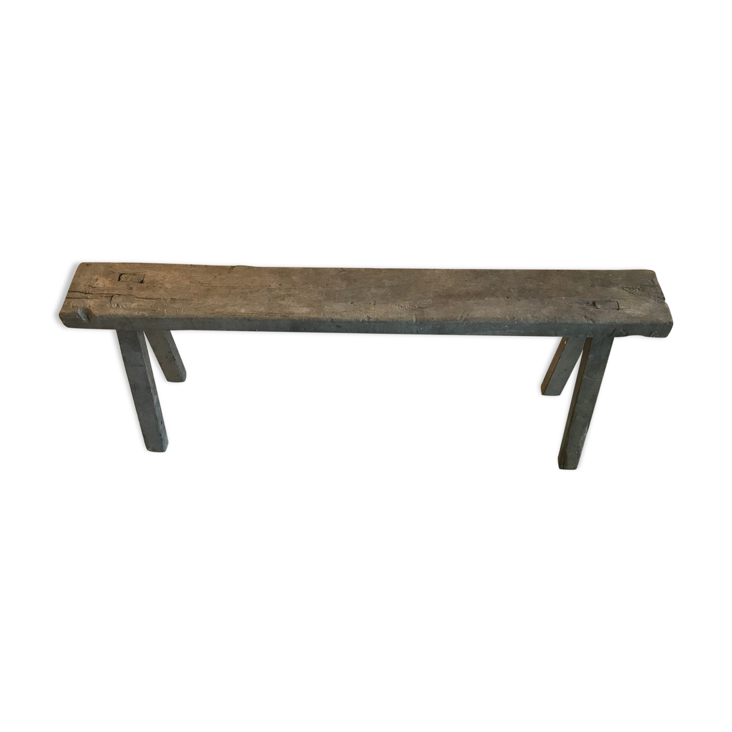 Massive oak bench