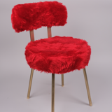 Red moumoute armchair
