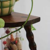 Wooden tripod stool