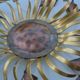 Chiseled metal sculpture