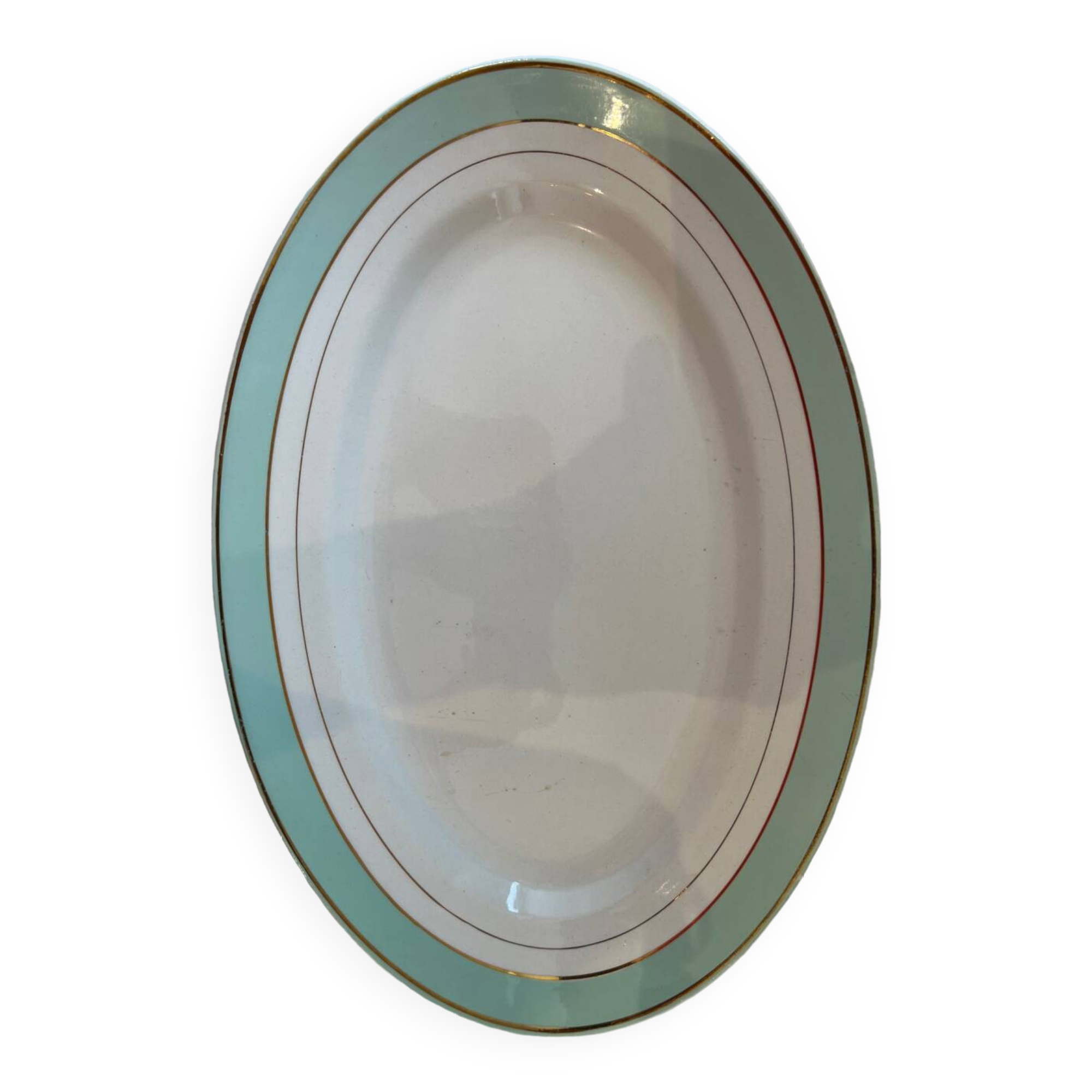 Presentation dish - Epinay Half-Porcelain Lunéville