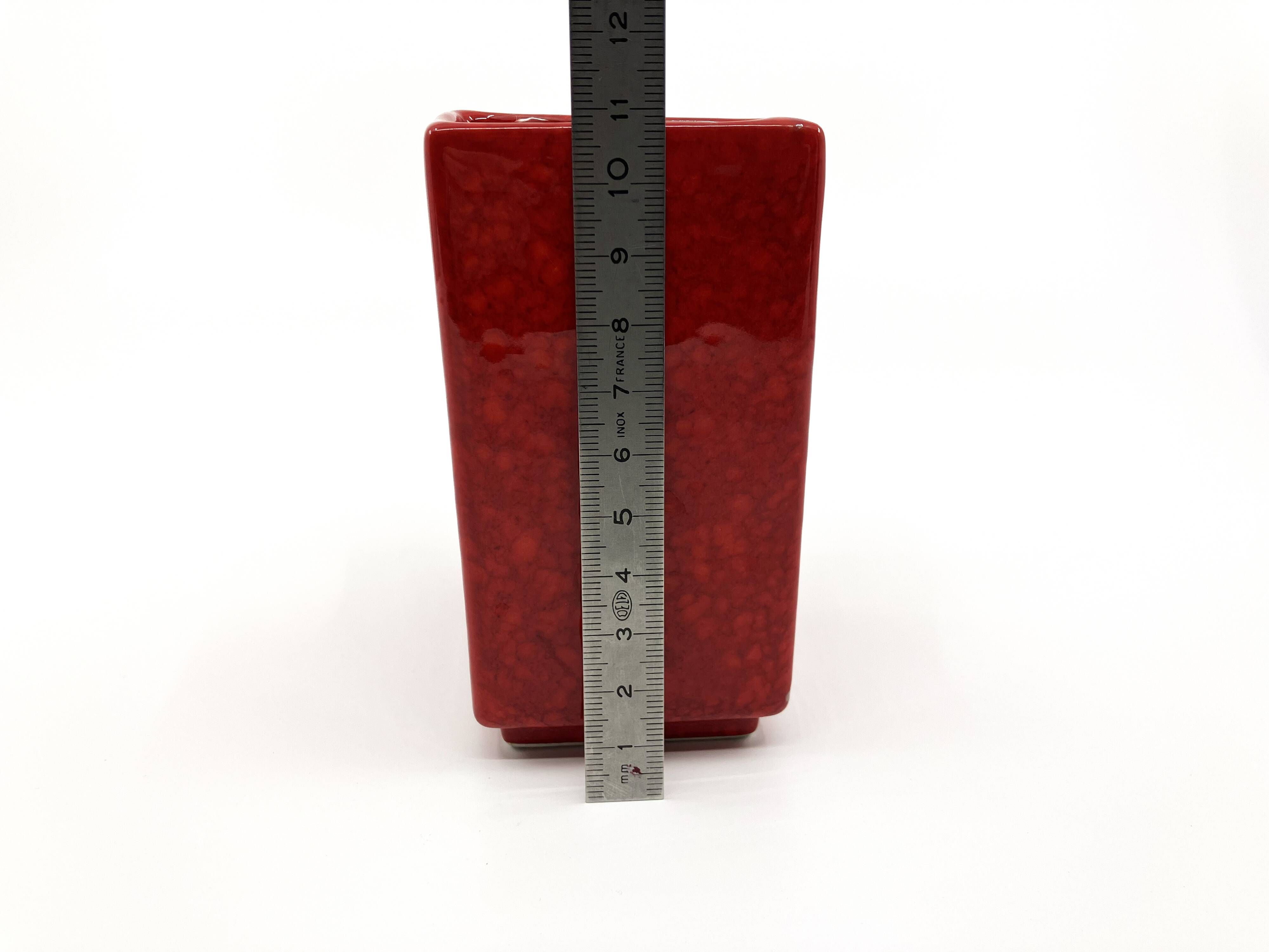 Vase with 2 necks by Roberto Rigon for Bertoncello • Italy • Circa 1970