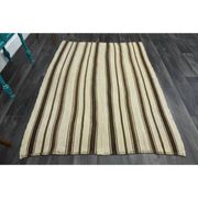 Vintage Turkish Oushak handmade wool cotton beige area rug  152x201
