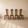 Set of 4 oak dining chairs by De Puydt, Belgium, 1970s