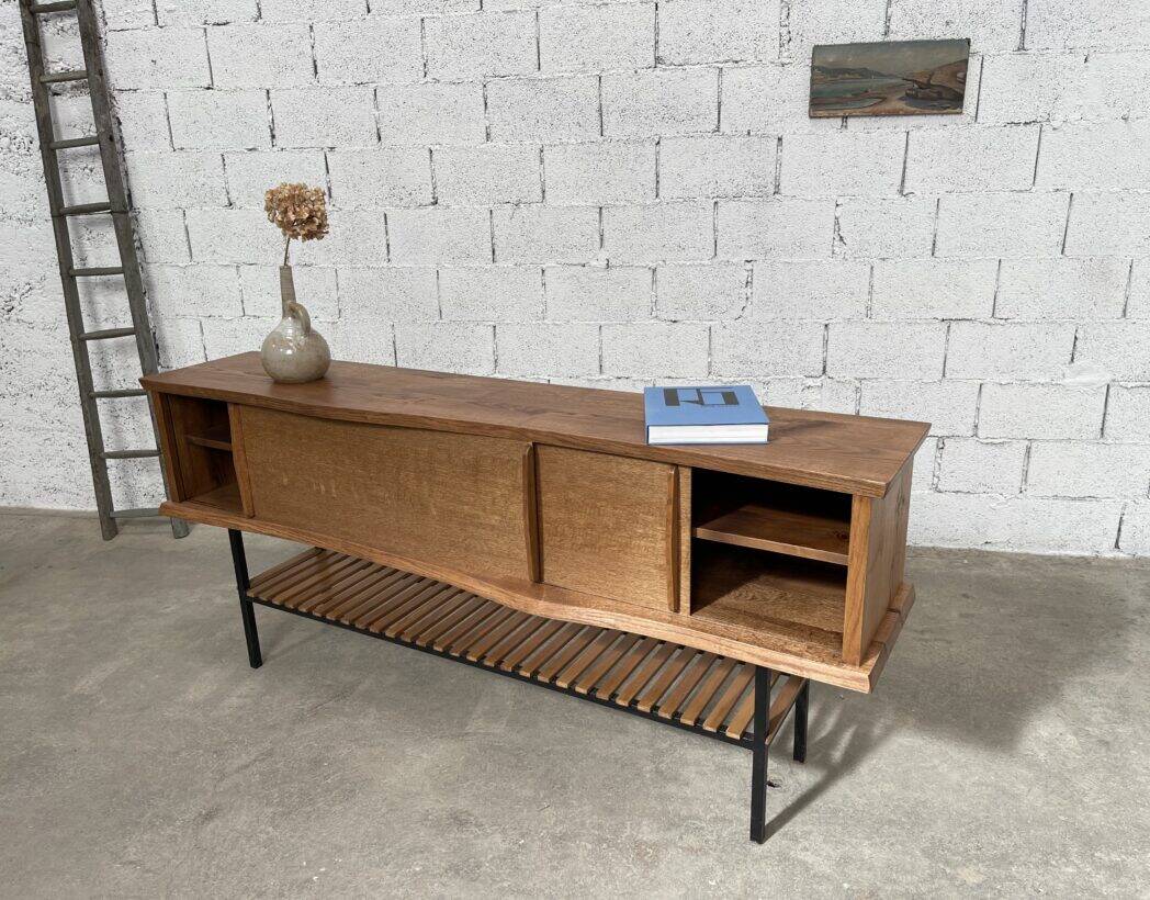 Vintage Scandinavian oak sideboard