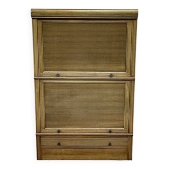 Walnut and oak bookcase from the MD brand, manufactured in the 1960s