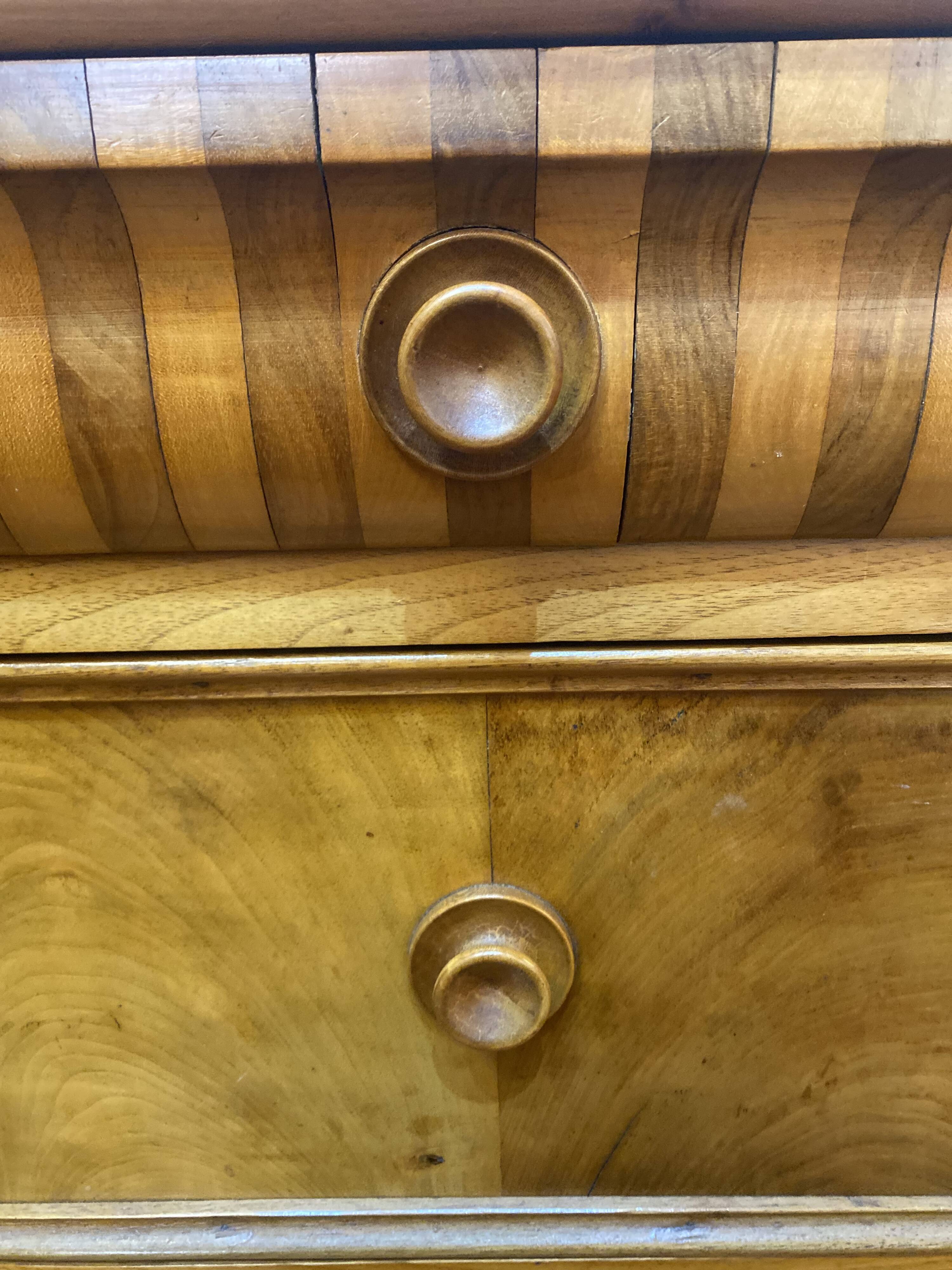 Louis Philippe chest of drawers in cherry wood