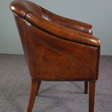Sheepskin convertible armchair side chair