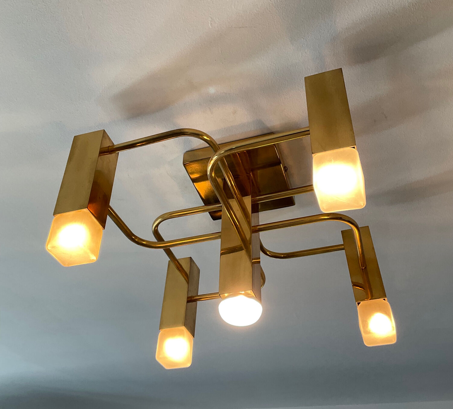 Gaëtano Sciolari ceiling light from the 70s