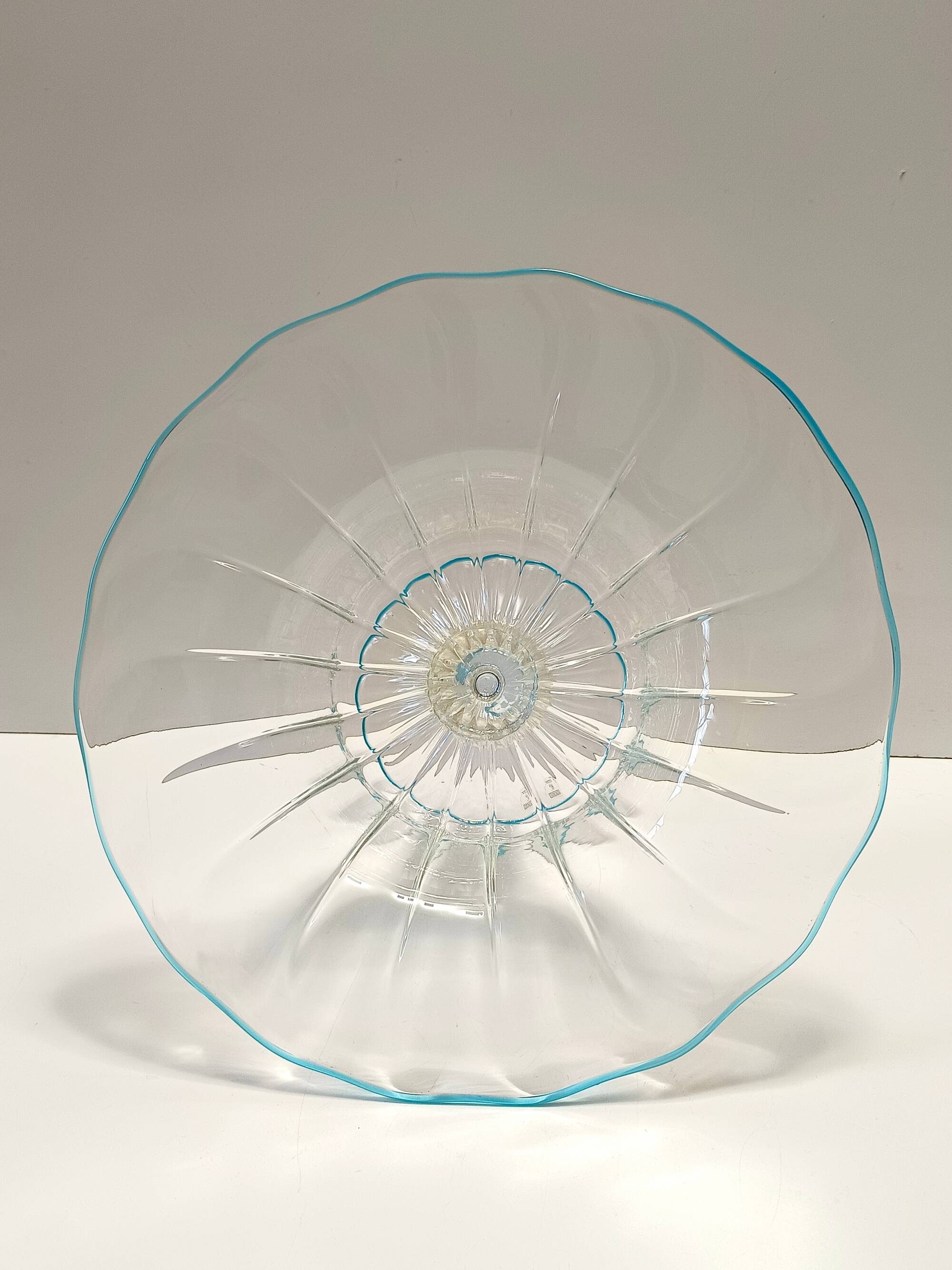 Murano Glass Centerpiece - Pedestal Bowl attr. to Alberto Doná, Italy
