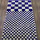 Traditional handmade blue white Berber rug 250cmx150cm