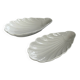 Set of 2 small Pillivuyt porcelain dishes – C-shaped bowls