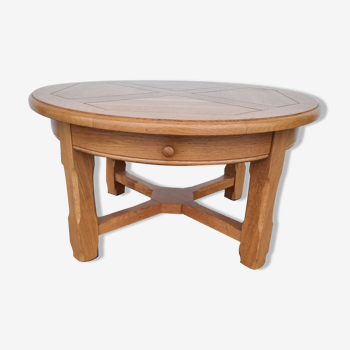 Table basse ronde 1980