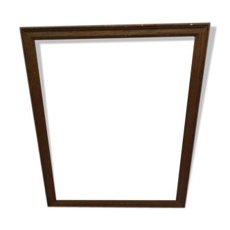 Glazed wood frame