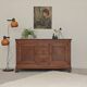 Antique solid wood workbench, dough cabinet from the 18th century.