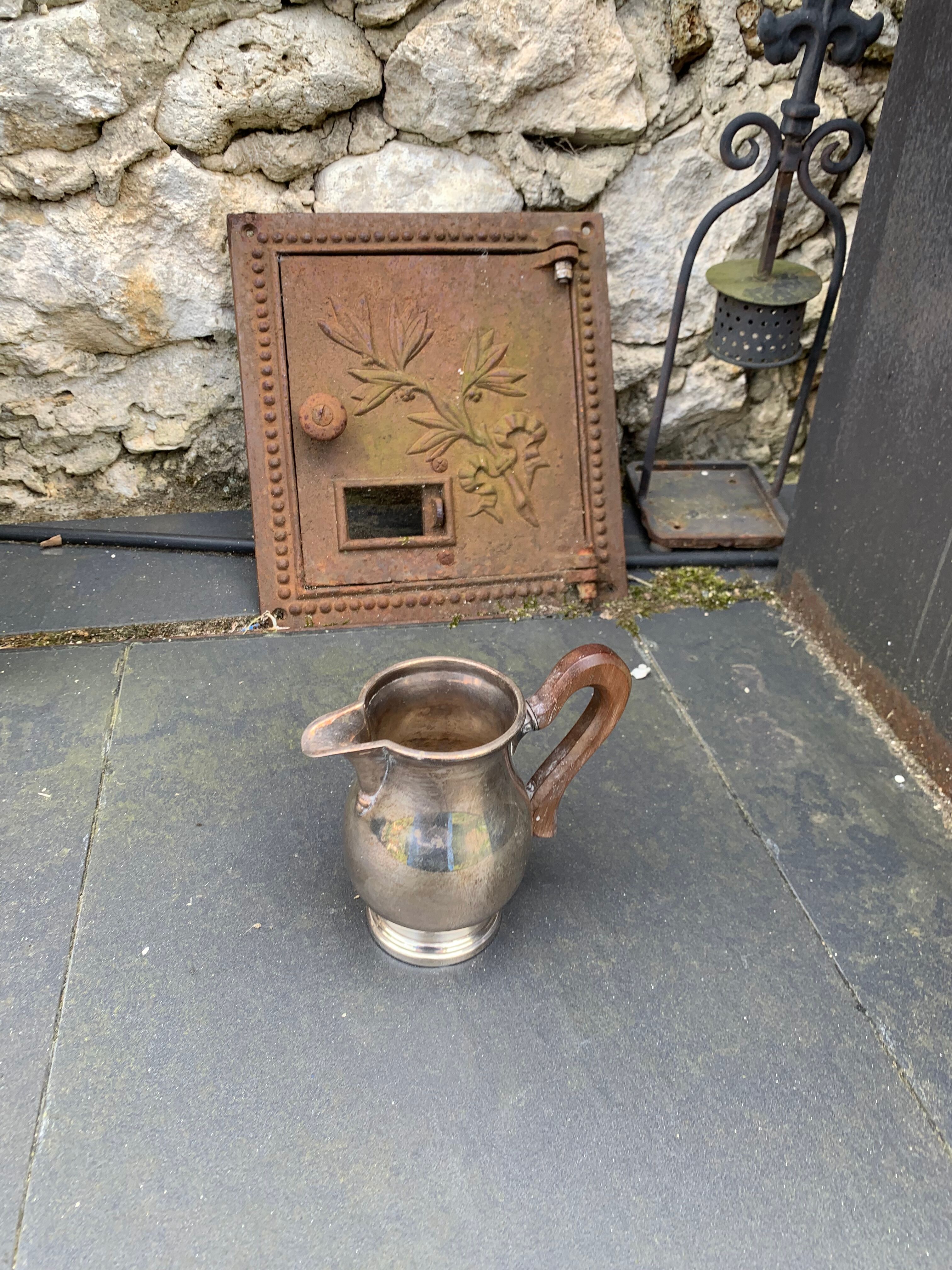 Coffee set in silver metal Orbrille hallmark