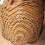 Braided bamboo hanging lamp