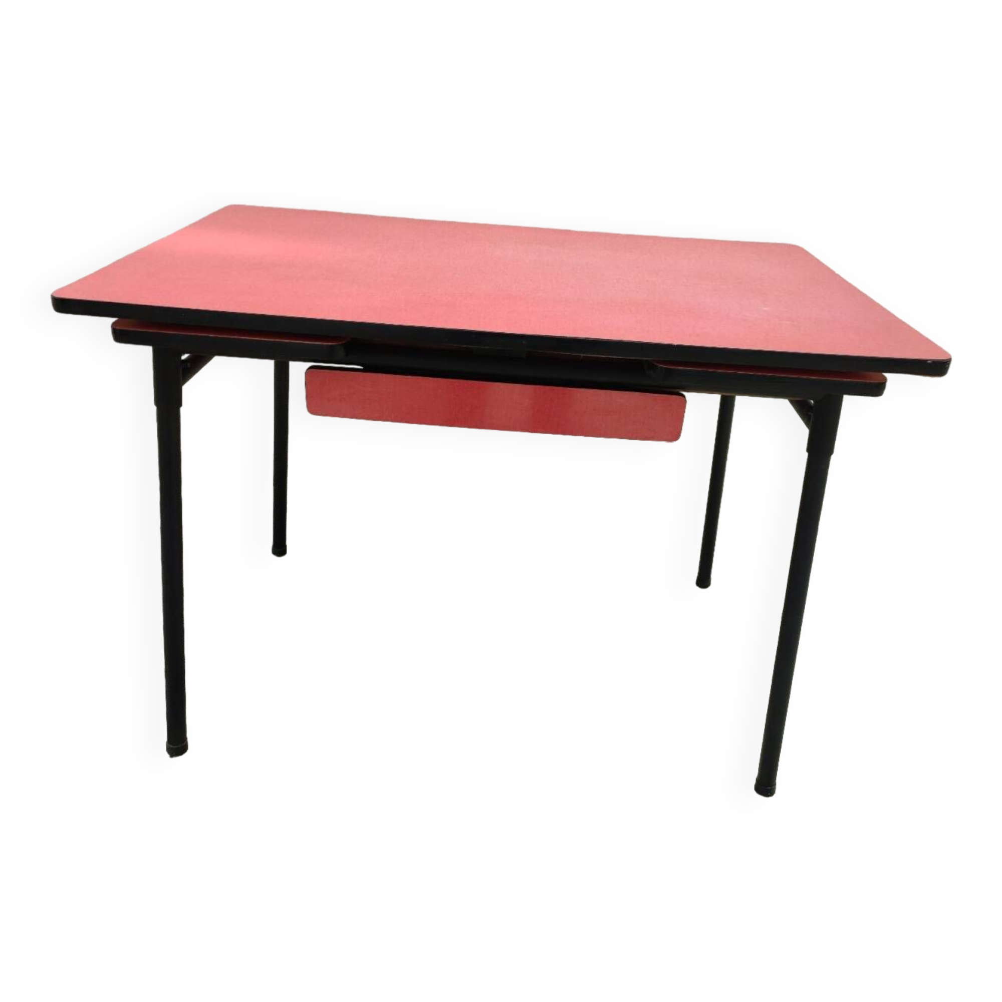 Vintage red formica table