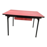 Vintage red formica table