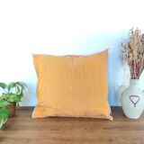 Sabra yellow Berber cushion
