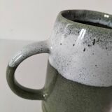 Glazed earthenware mug