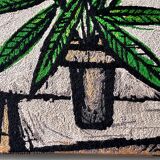 Bernard Buffet tapestry after. The Hydrangeas