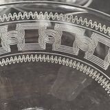 6 Baccarat champagne glasses engraving 3458