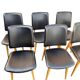 Lot de 6 chaises scandinaves Années 60