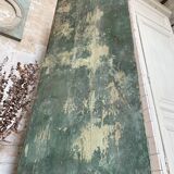 Vintage farm table with spindle legs.