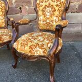 Pair of nineteenth style Louis Philippe mahogany heaters