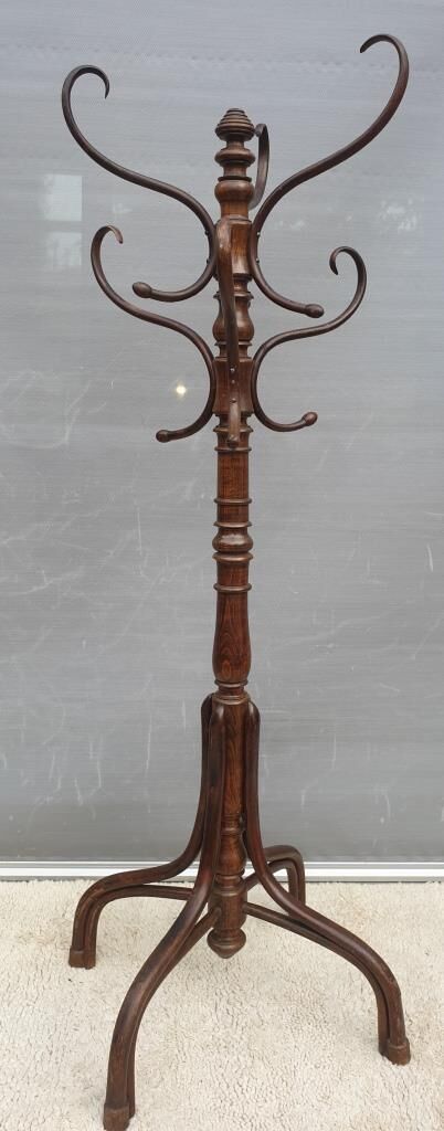 Fixed parrot rack bentwood Thonet 1900