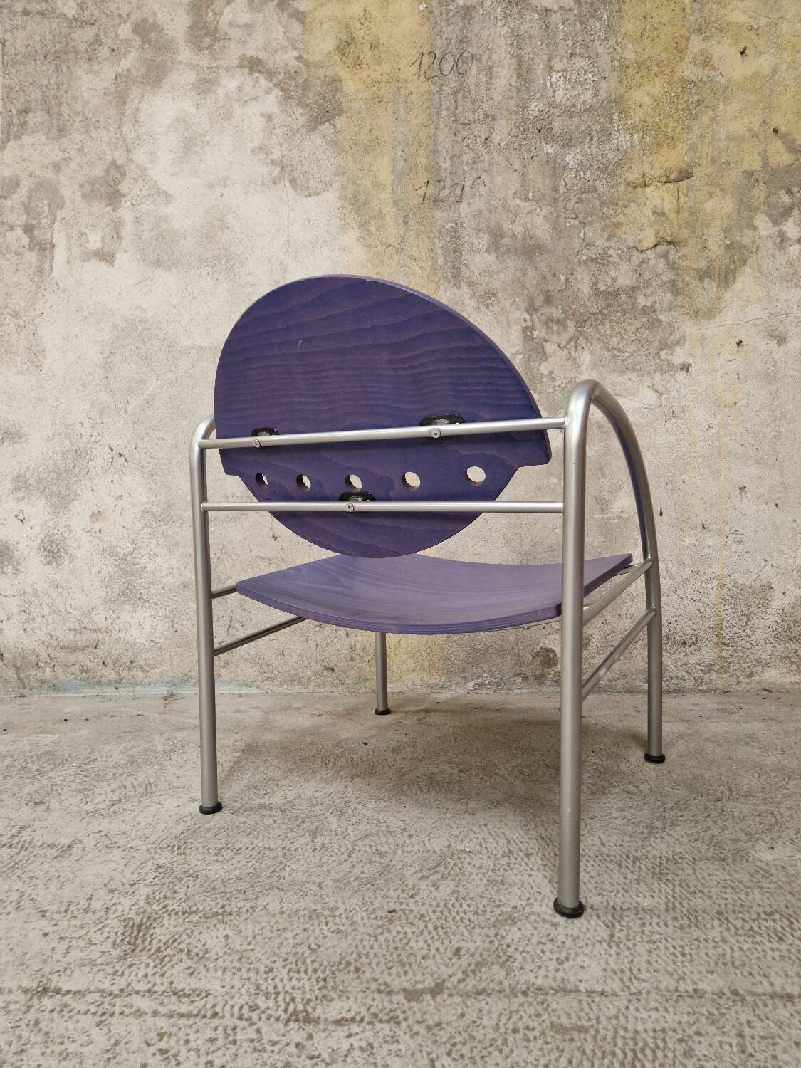 1980s design armchair