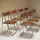 Chaises pliantes Tamara par Arrben ensemble de 7