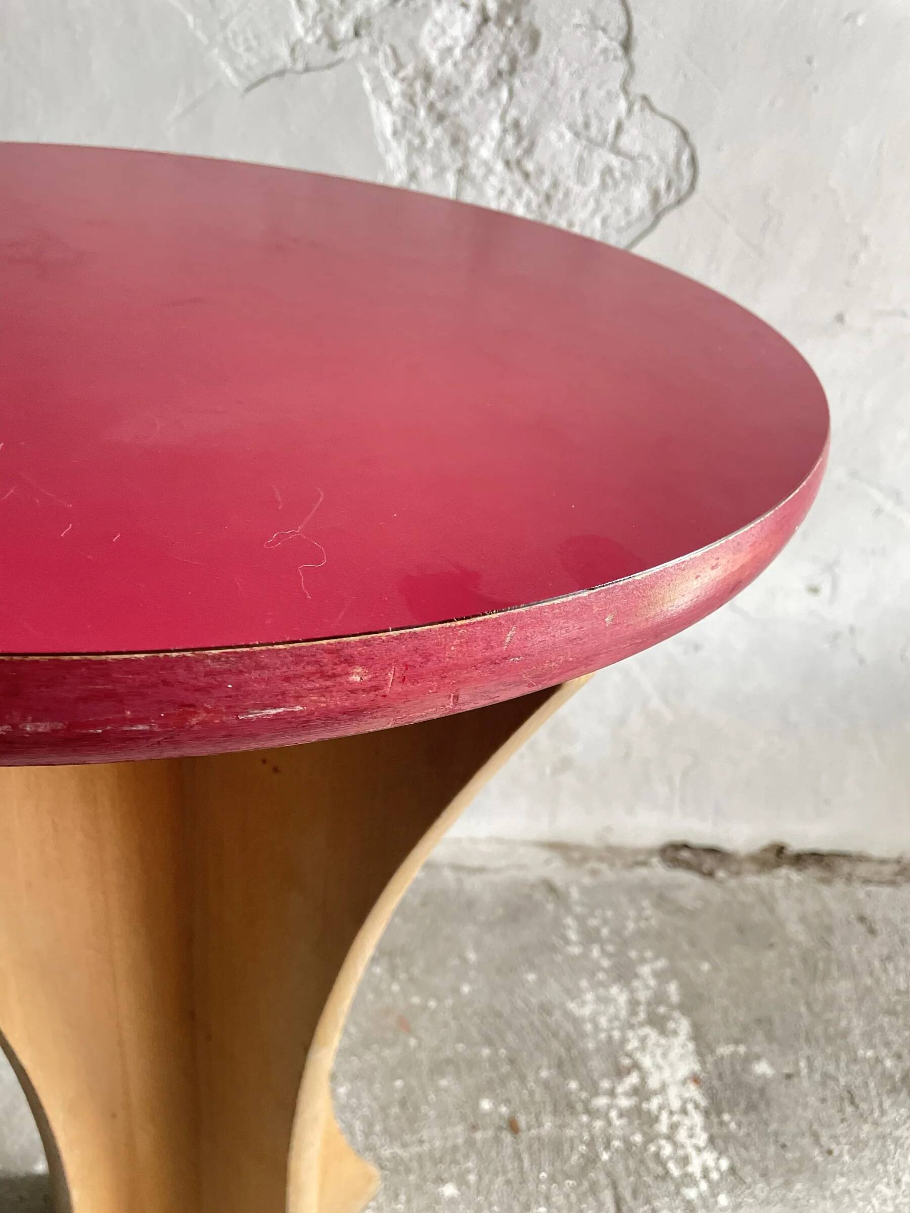 Mid-century modern Swiss bar/café table from the 1970s.