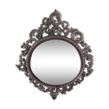 Vintage metal wall mirror 11x22cm