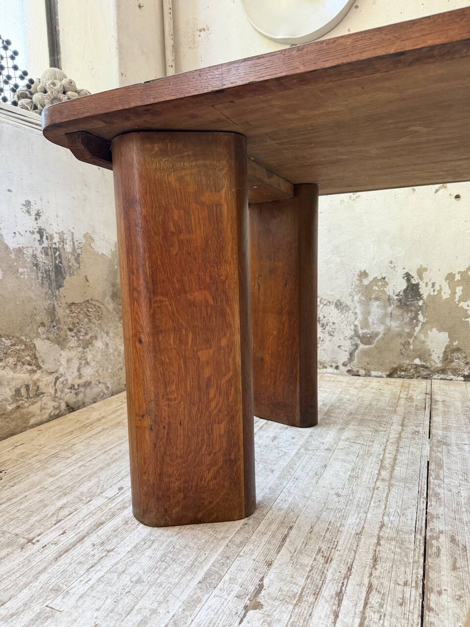 1950s oak reconstruction table