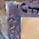 Antique mirror in carved wood